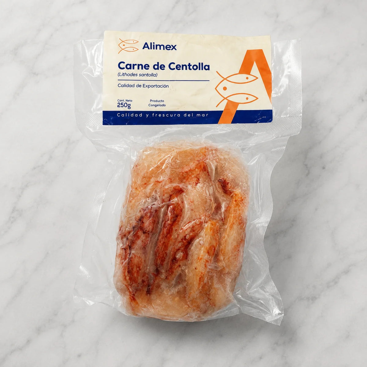 Carne de Centolla congelado 250 g — Congelados Fisher