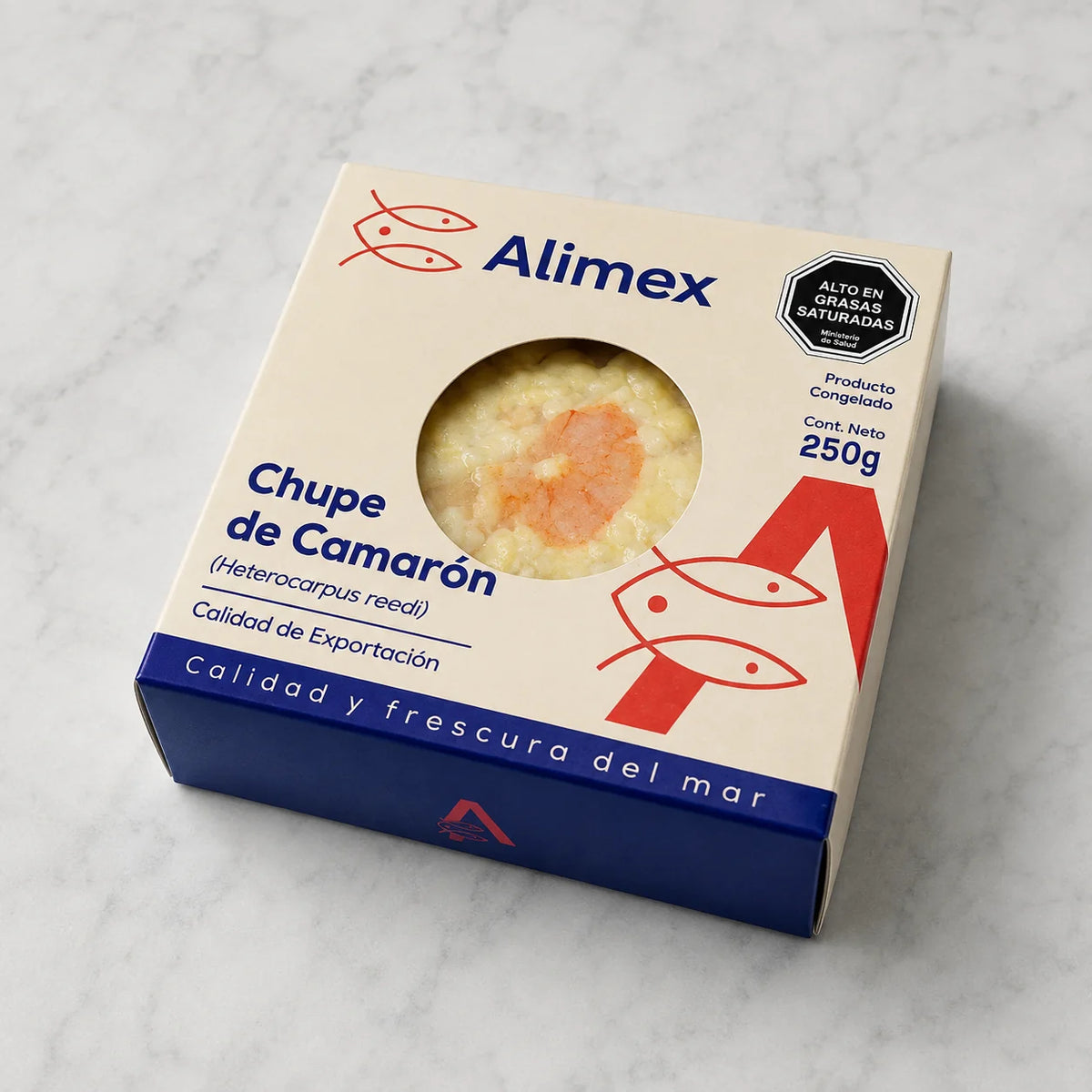 Chupe de Camarón congelado 300 g — Congelados Fisher
