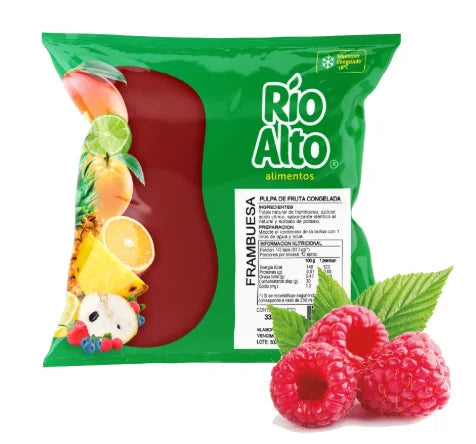 Pulpa de Frambuesa congelado 1 kg — Congelados Fisher
