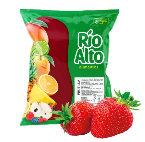 Pulpa de Frutilla congelado 1 kg — Congelados Fisher