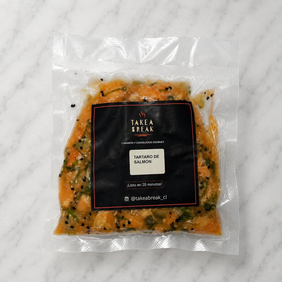 Tártaro de Salmón congelado 250 g — Congelados Fisher